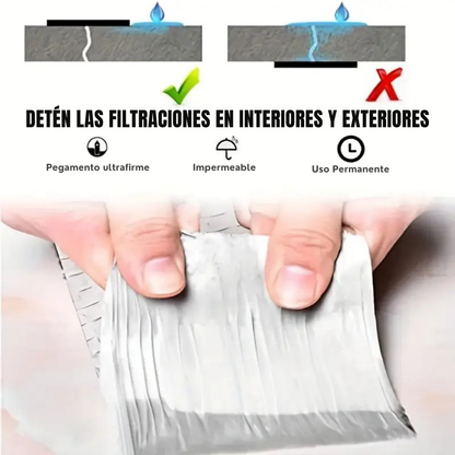 Cinta Impermeable tapa Gotera.(5Cm X 10Mt)