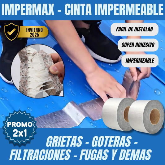 Cinta Impermeable tapa Gotera.(5Cm X 10Mt)