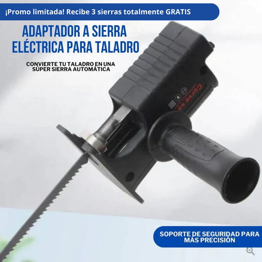 ¡Transforma tu taladro en una sierra potente! - 3x sierras de regalo